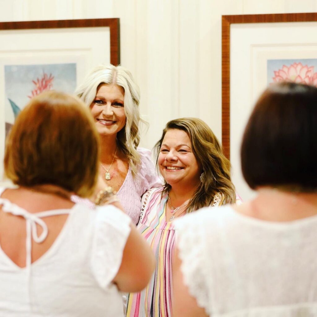 jBloom designers connecting at jewelry party event